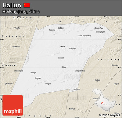 Classic Style Map of Hailun