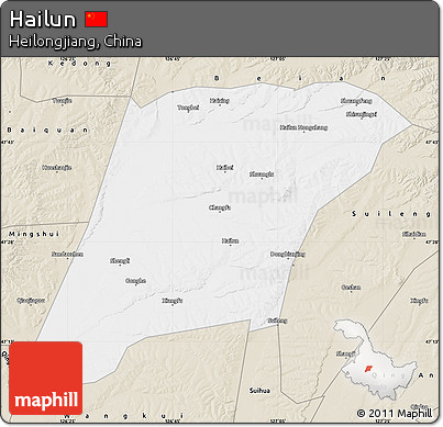 Classic Style Map of Hailun