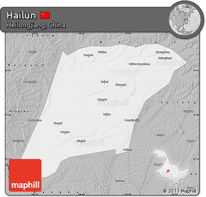 Gray Map of Hailun