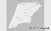 Gray Map of Hailun, single color outside