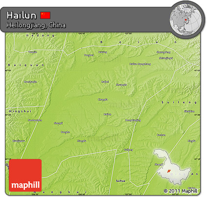 Physical Map of Hailun