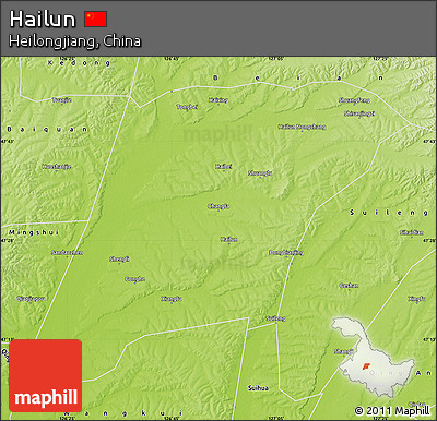 Physical Map of Hailun