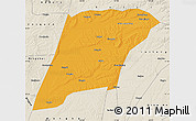Political Map of Hailun, shaded relief outside