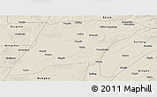 Shaded Relief Panoramic Map of Hailun