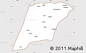 Classic Style Simple Map of Hailun, cropped outside