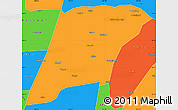 Political Simple Map of Hailun