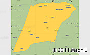 Savanna Style Simple Map of Hailun