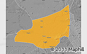 Political Map of Harbin Shi, desaturated