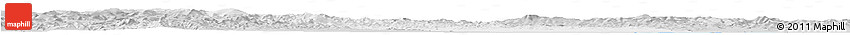 Silver Style Horizon Map of Hegang Shi