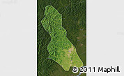 Satellite Map of Hegang Shi, darken