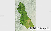Satellite Map of Hegang Shi, lighten