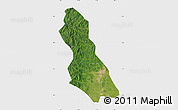Satellite Map of Hegang Shi, single color outside