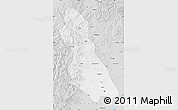 Silver Style Map of Hegang Shi