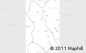 Blank Simple Map of Hegang Shi