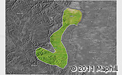 Satellite 3D Map of Heihe Shi, desaturated