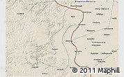 Shaded Relief 3D Map of Heihe Shi