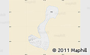 Classic Style Map of Heihe Shi, single color outside