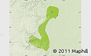 Physical Map of Heihe Shi, lighten