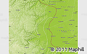 Physical Map of Heihe Shi