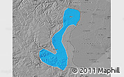 Political Map of Heihe Shi, desaturated