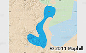 Political Map of Heihe Shi, lighten