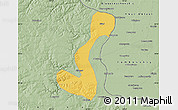 Savanna Style Map of Heihe Shi