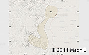 Shaded Relief Map of Heihe Shi, lighten