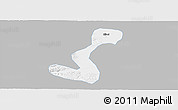 Gray Panoramic Map of Heihe Shi, single color outside