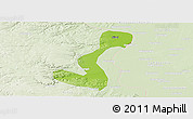 Physical Panoramic Map of Heihe Shi, lighten