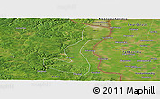 Satellite Panoramic Map of Heihe Shi