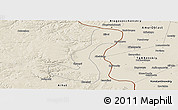 Shaded Relief Panoramic Map of Heihe Shi