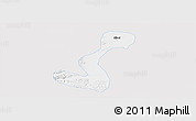 Silver Style Panoramic Map of Heihe Shi, single color outside