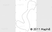 Blank Simple Map of Heihe Shi, cropped outside, no labels