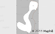 Gray Simple Map of Heihe Shi