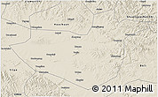 Shaded Relief 3D Map of Hua Nan