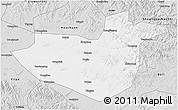 Silver Style 3D Map of Hua Nan