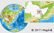 Physical Location Map of Hua Nan, highlighted parent region