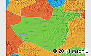 Political Map of Hua Nan