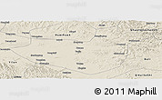 Shaded Relief Panoramic Map of Hua Nan