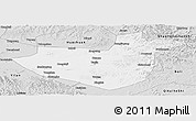 Silver Style Panoramic Map of Hua Nan