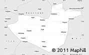 Silver Style Simple Map of Hua Nan