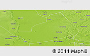 Physical Panoramic Map of Hulan