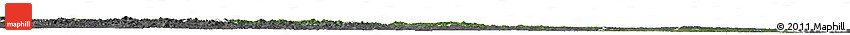 Satellite Horizon Map of Huma, desaturated