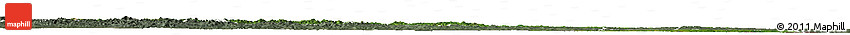 Satellite Horizon Map of Huma, semi-desaturated