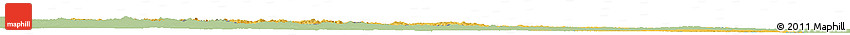 Savanna Style Horizon Map of Huma, single color outside