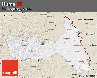 Classic Style Map of Huma