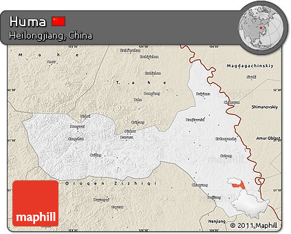 Classic Style Map of Huma