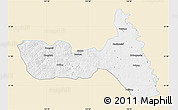 Classic Style Map of Huma, single color outside