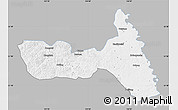 Gray Map of Huma, single color outside