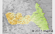 Physical Map of Huma, desaturated